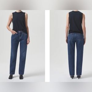 Agolde Lana Mid Rise Straight jean in Sphere, size 29, EUC